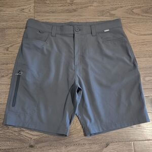 NWOT Simms Fishing Superlight Skiff Cargo Shorts - Blue - UPF 50+ - Size 38x9"